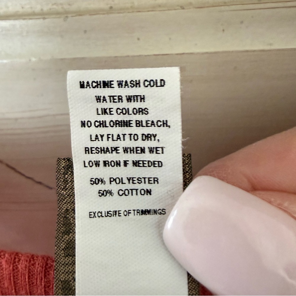 BKE Red Y2K Knit Long Sleeve Top - Picture 4 of 4